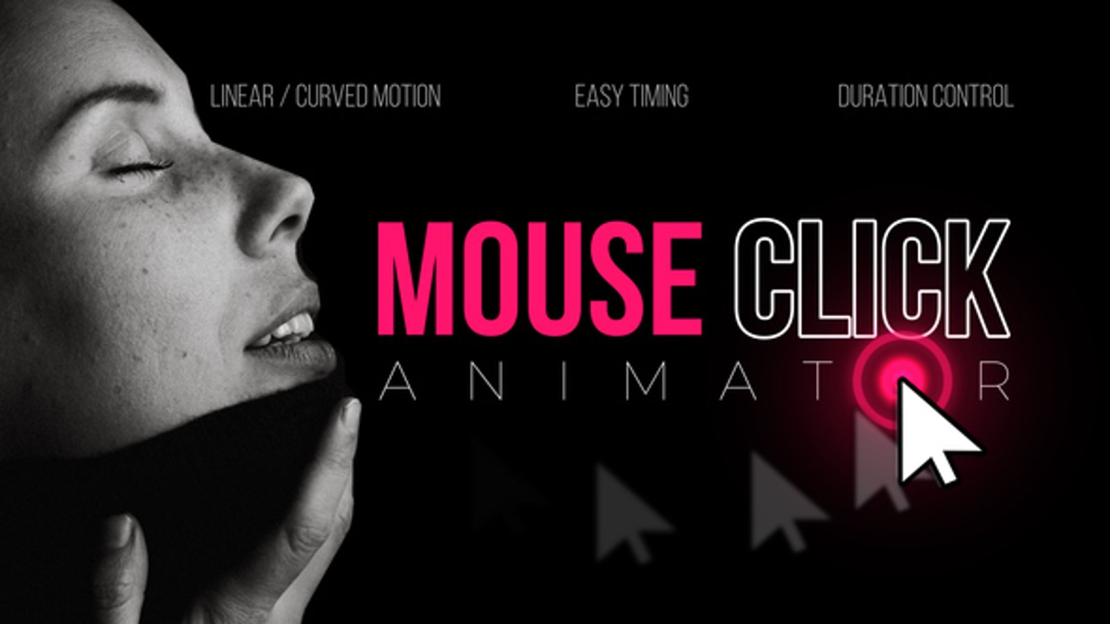 Interactive Mouse Cursor Animation with Click Effects, Elements ft ...