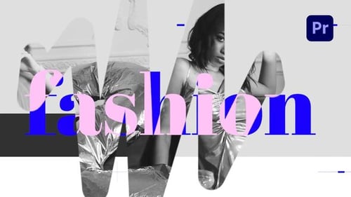 Dynamic Typographic Intro with Modern Text Animations for Fashion Content
