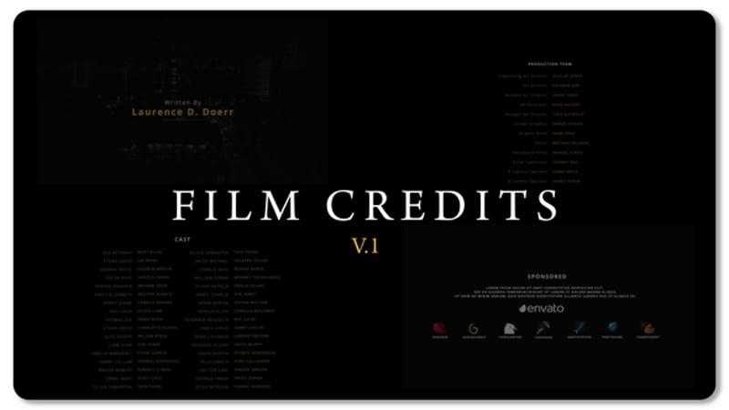 3,585 Credits Templates - Editable Video Templates - Envato