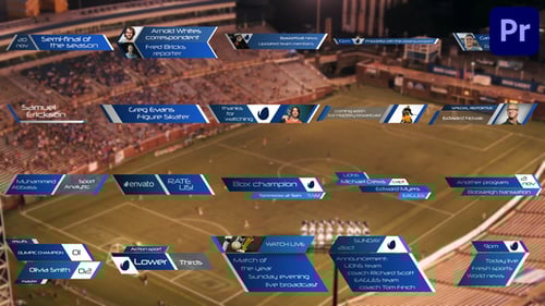 Tercios inferiores de Action Sport | Premiere Pro