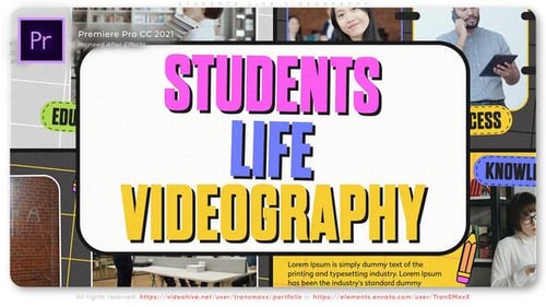Videografia da vida de estudantes