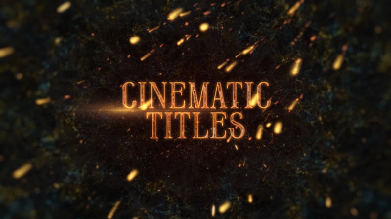 Shining Cinematic Text Opener with Dramatic Light Flares, Titles ft ...