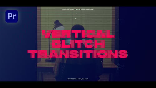 Vertical Glitch Transitions