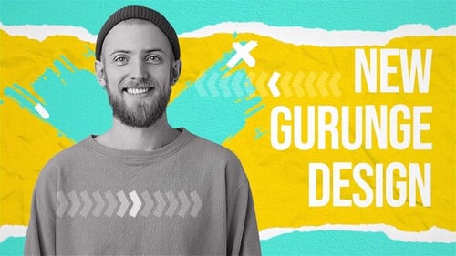 Dynamic Grunge Opener for YouTube Blogs and Podcasts