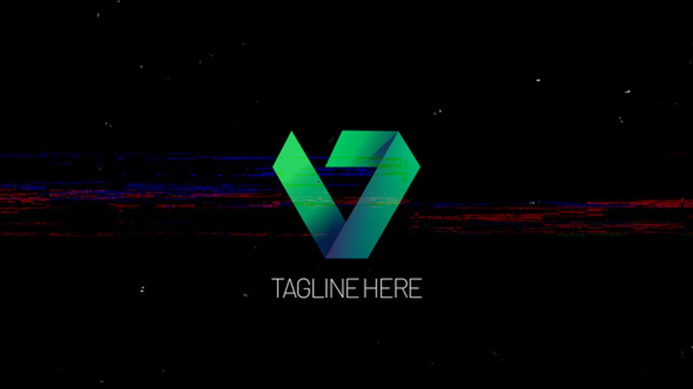Dynamic Glitch Abstract Logo Reveal Intro, Logo Stings ft. logo
