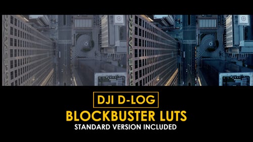 DJI D-Log Blockbuster LUTs