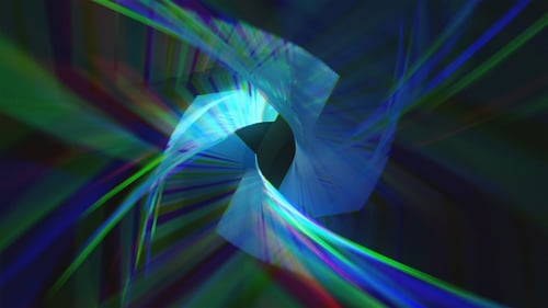 Abstract Digital Glitch Logo Reveal