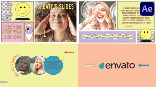 Dynamic Creative Slides with Modern Geometric Transitions