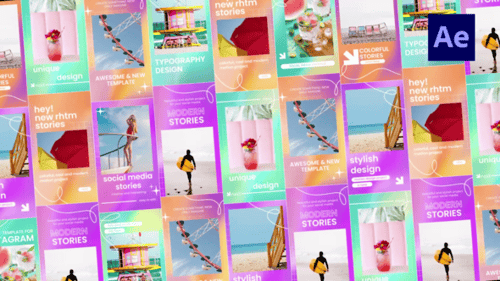 Happy Social Media Stories / Ae