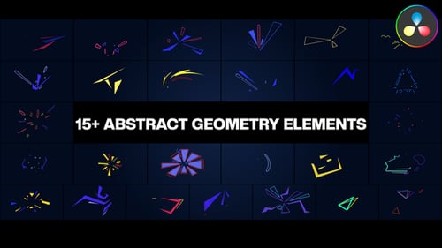 Elementos de geometría abstracta para DaVinci Resolve