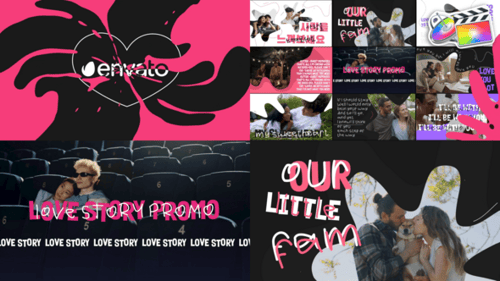 Dynamic Fluid Love Story Slideshow