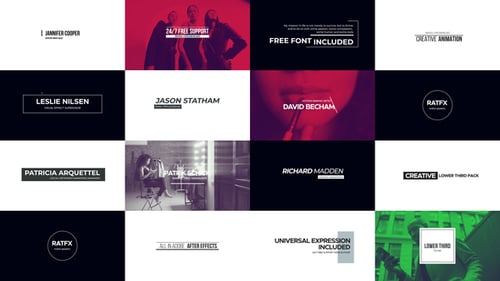 Line Lower Thirds 02