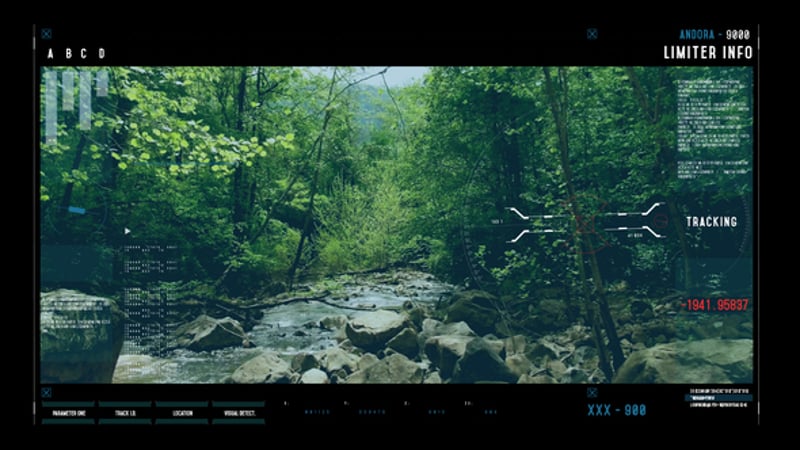 HUD Screen System, Infographics ft. computer & drone interface - Envato