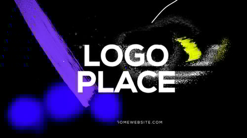 Glitch Grunge Distortion Logo Intro