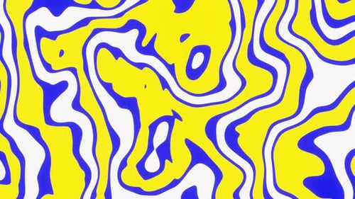 Abstract Fluid Psychedelic Morphing Loop Background