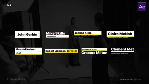 Modern Lower Thirds \ AE