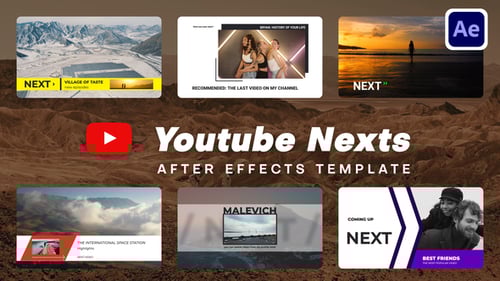 Modern YouTube Next Video Overlays and End Screens