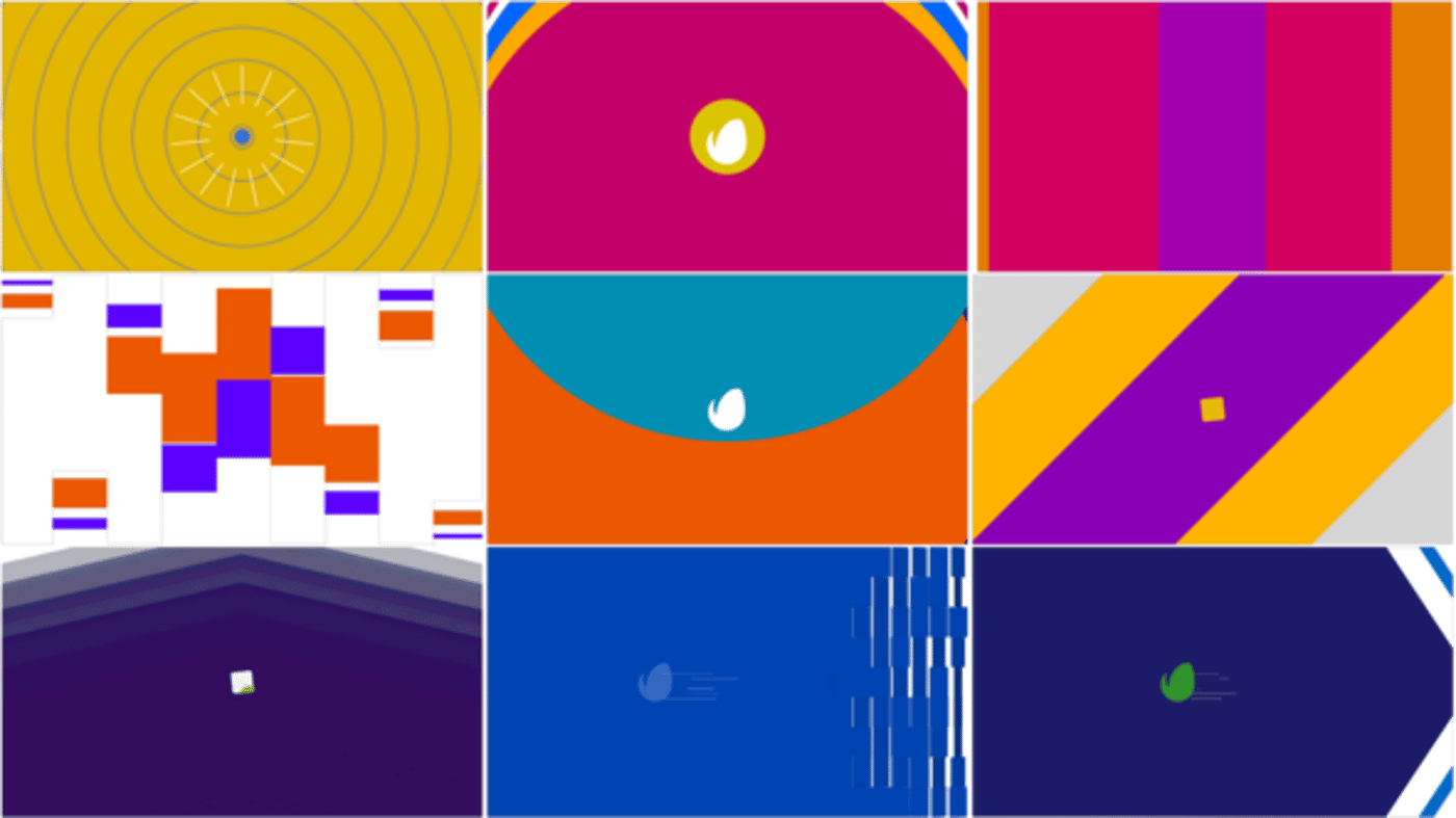 Dynamic Logo Reveals with Colorful Geometric Shape Transitions, Logo ...