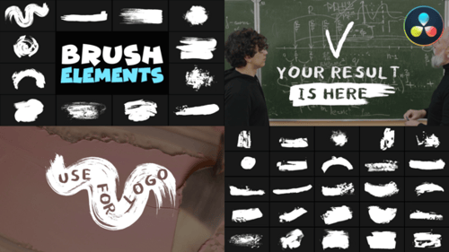 Hand Made Brush Elements | DaVinci Resolve
