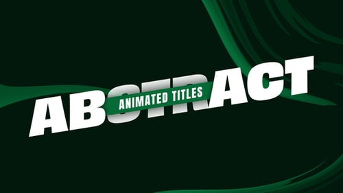 Animated Titles