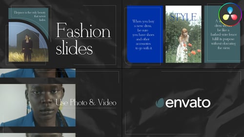 Elegant Fashion Presentation for DaVinci Resolve