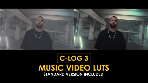 C-Log3 Music video and Standard LUTs