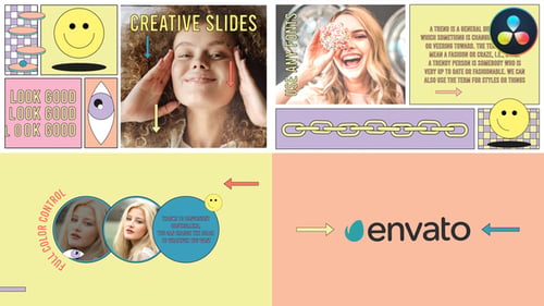 Dynamic Modern Slideshow with Creative Geometric Graphics