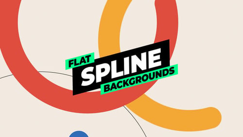Flat Spline Backgrounds