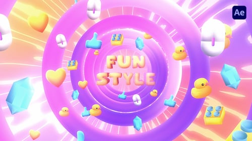 Dynamic Colorful Abstract Logo Reveal Intro