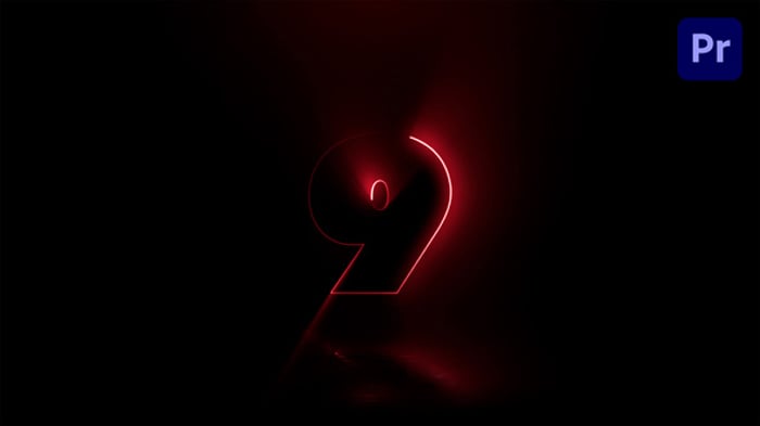 Dynamic Countdown Timer with Vibrant Number Animation, Elements ft ...