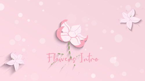 Women's Day Flowers Logo Reveal