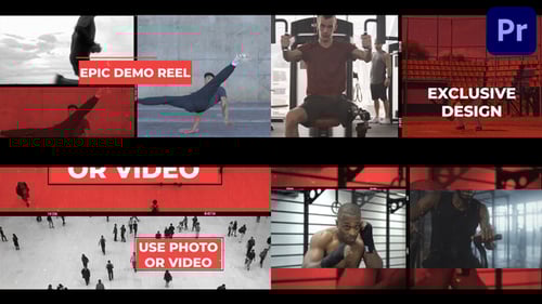 Reel de demonstração épico para Premiere Pro