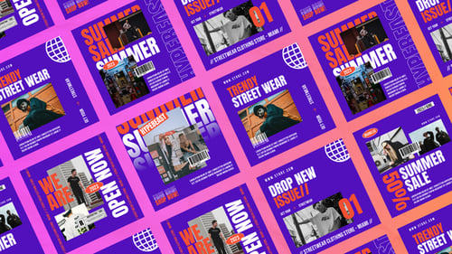 Dynamic Social Media Posts for Trendy Fashion Promotions