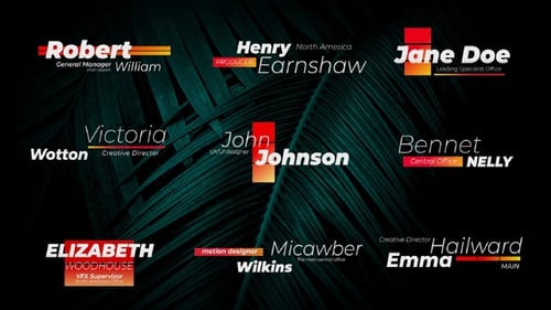 Creative Lower Thirds