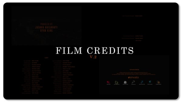 Credits Editable Video Templates - Envato