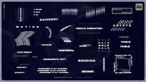Dynamic Text Titles | AE