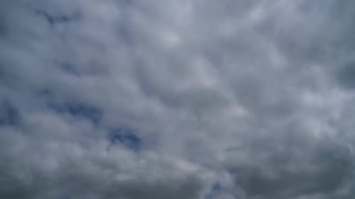 Dramatic Clouds Drifting in a Time Lapse Sky