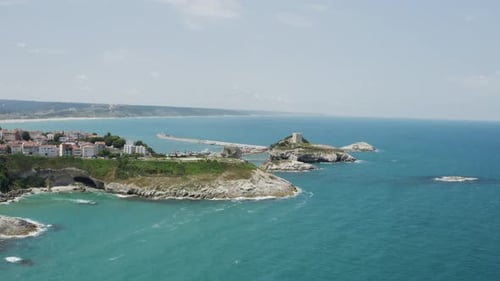 Vast Sea And Coast Aerial View