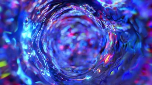 Vibrant Fluid Motion Loop with Abstract Colors