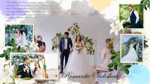 Ink Wedding Slideshow | MOGRT