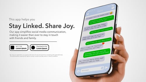 Smartphone Screen App or Web Promo Mockup | 10 Scenes | Modular After Effects Template