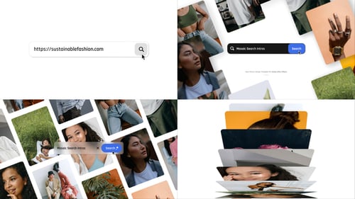 Dynamic Grid Search Bar Intro Reveal
