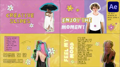 Handmade Creative Scenes for After Effects