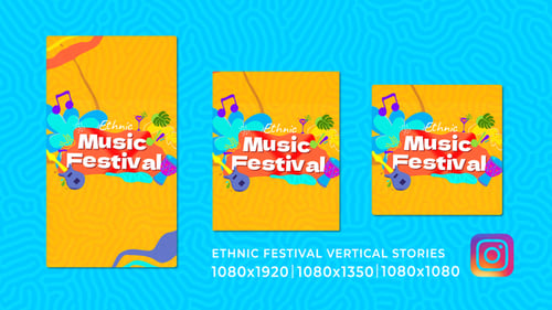 Vibrant Music Festival Vertical Stories and Reels