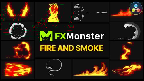 Fire And Smoke Elements | DaVinci Resolve