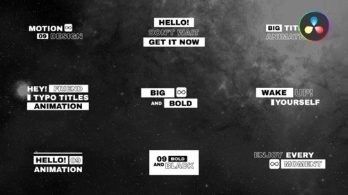 Bold Text Titles / Dr