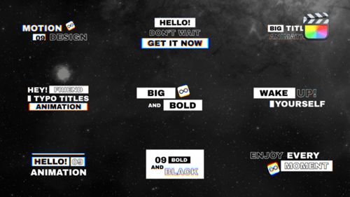 Bold Text Titles / FCPX