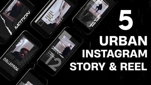 Dynamic Urban Social Media Stories and Reels Template