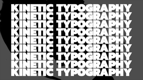Dynamic Kinetic Typography Titles with Glitch Effects
