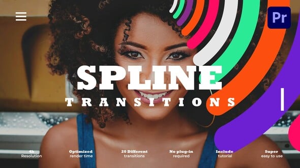 Modern Geometric Spline Circle Transitions, Broadcast Packages ft ...